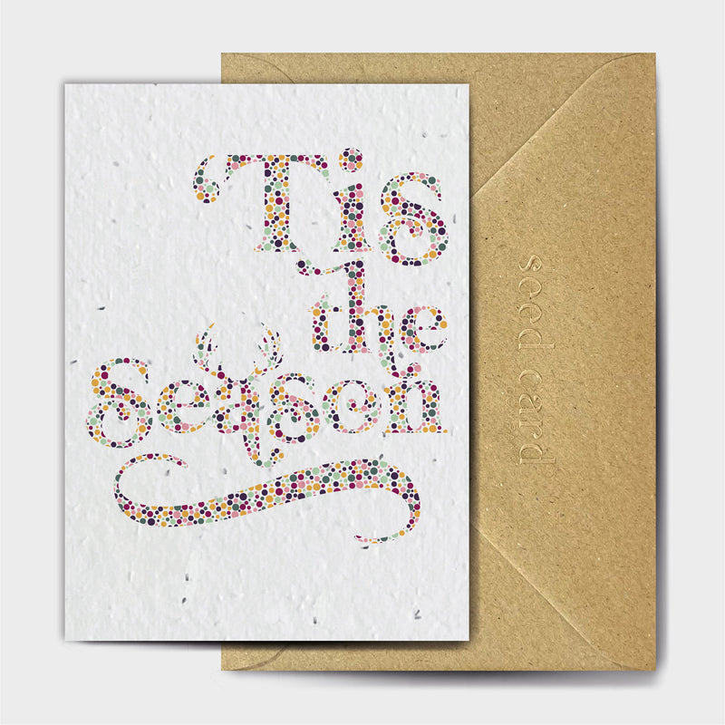 Shop online Tis The Season To Be Dotty - 100% biodegradable seed-embedded cards Shop -The Seed Card Company