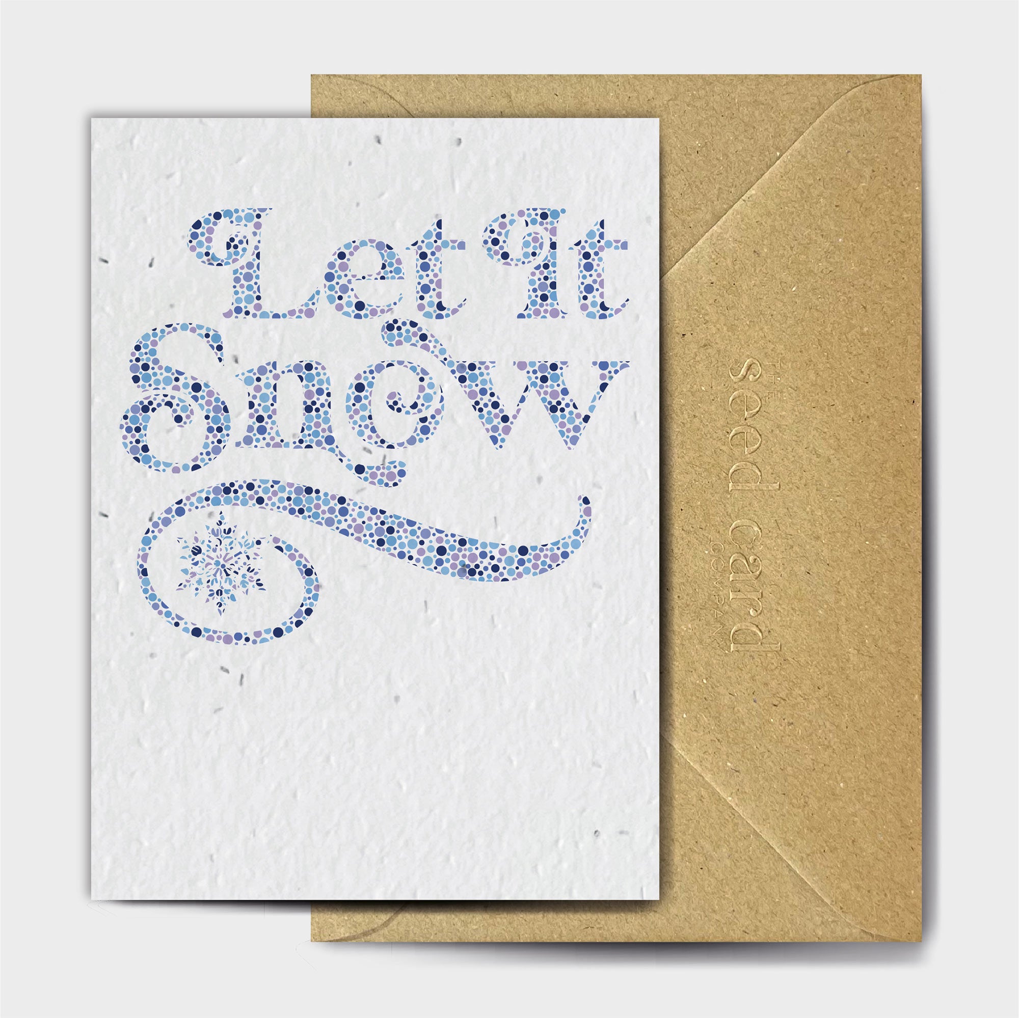 Shop online Let It Snow - 100% biodegradable seed-embedded cards Shop -The Seed Card Company