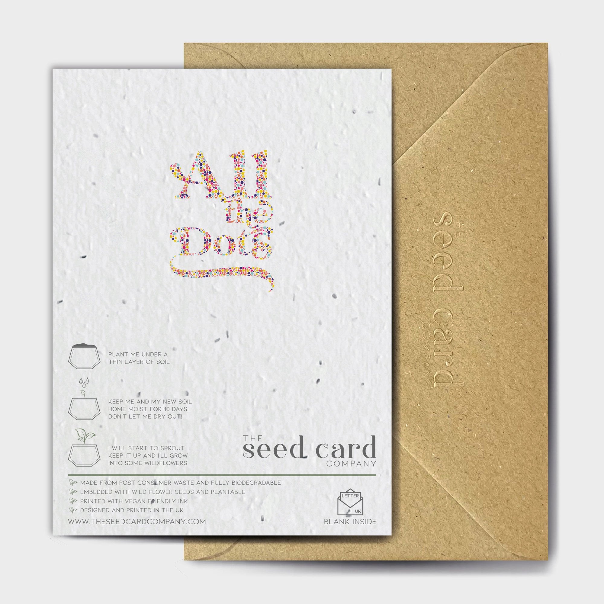 Shop online Dotty Mum - 100% biodegradable seed-embedded cards Shop -The Seed Card Company