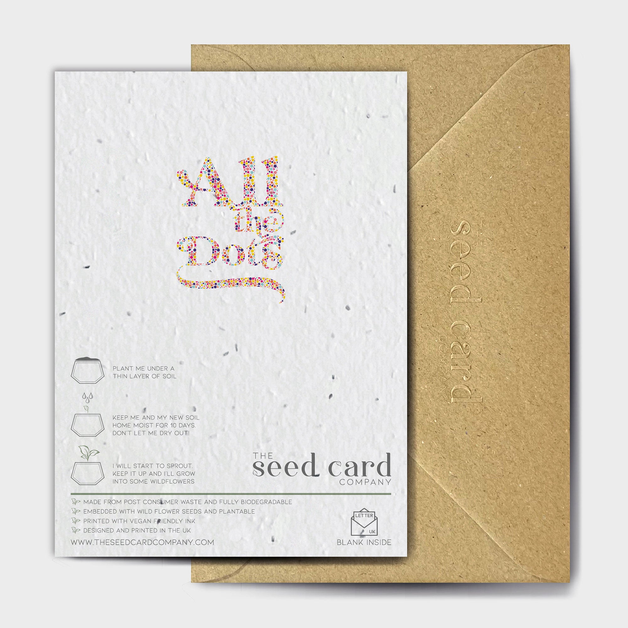 Shop online Mistledots and Wine - 100% biodegradable seed-embedded cards Shop -The Seed Card Company