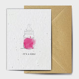 Shop online Baby Girls Bottle - 100% biodegradable seed-embedded cards Shop -The Seed Card Company