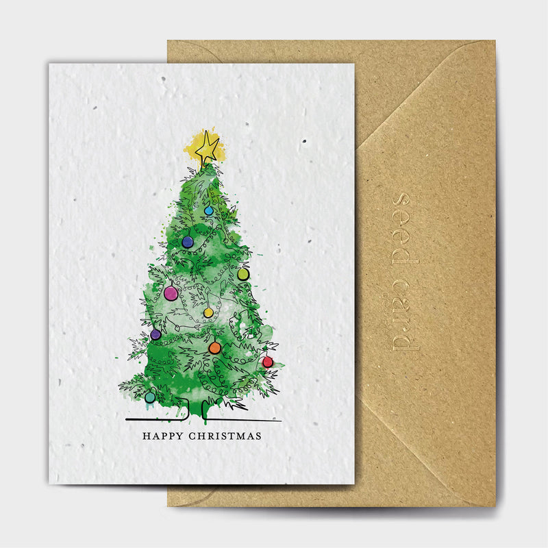 Shop online Evergreen Lights - 100% biodegradable seed-embedded cards Shop -The Seed Card Company