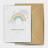 Shop online Somewhere Over The Rainbow - 100% biodegradable seed-embedded cards Shop -The Seed Card Company