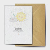 Shop online You Are My Sunshine - 100% biodegradable seed-embedded cards Shop -The Seed Card Company