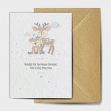 Shop online Won't You Guide My Sleigh Tonight? - 100% biodegradable seed-embedded cards Shop -The Seed Card Company