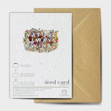 Shop online Rosewood Romance - 100% biodegradable seed-embedded cards Shop -The Seed Card Company