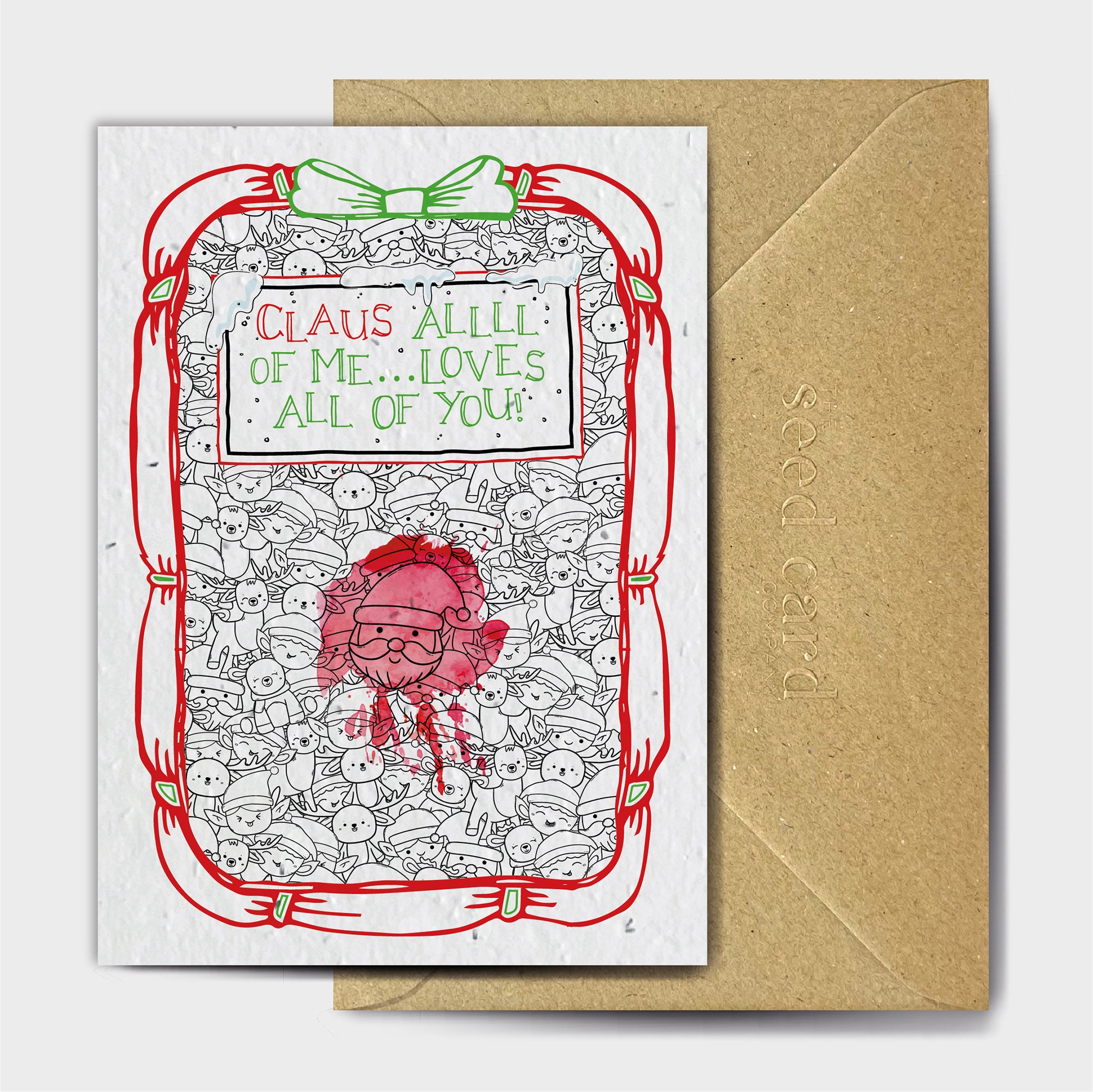 Shop online Happy Christmas Love JL - 100% biodegradable seed-embedded cards Shop -The Seed Card Company