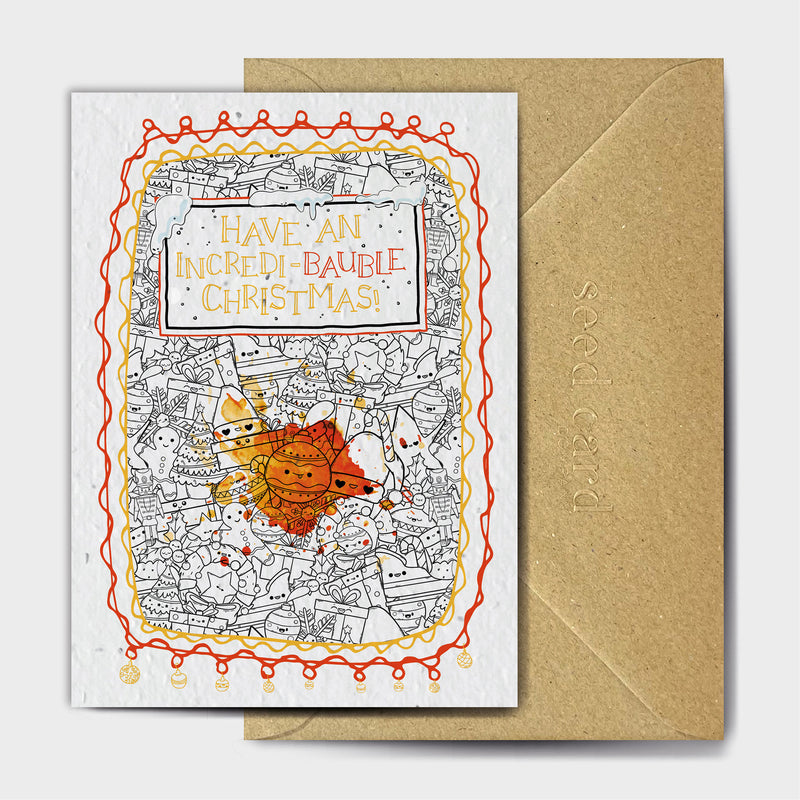 Shop online Another Incredi-bauble Pun - 100% biodegradable seed-embedded cards Shop -The Seed Card Company