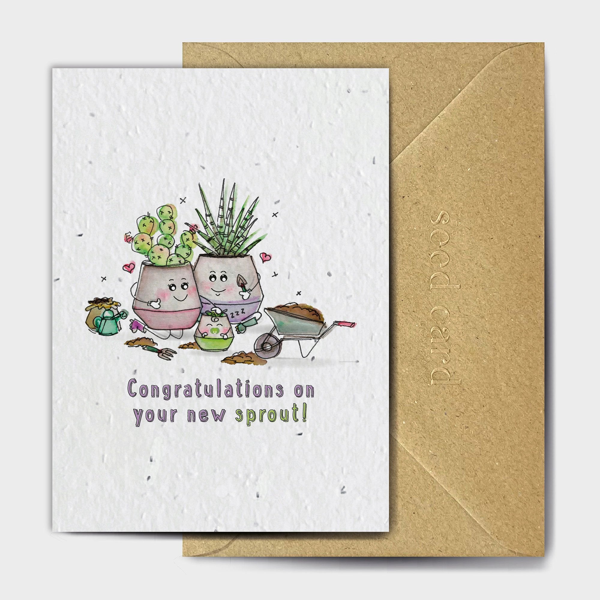 Shop online A New Sprout - 100% biodegradable seed-embedded cards Shop -The Seed Card Company
