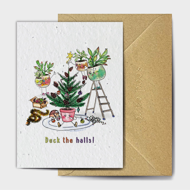 Shop online Time To Get Dressed Up - 100% biodegradable seed-embedded cards Shop -The Seed Card Company