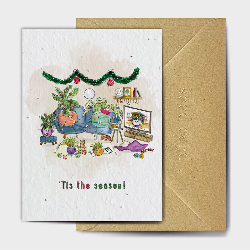Shop online Wake Up, Queenie's On! - 100% biodegradable seed-embedded cards Shop -The Seed Card Company