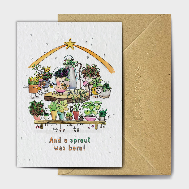 Shop online And A Sprout Was Born - 100% biodegradable seed-embedded cards Shop -The Seed Card Company