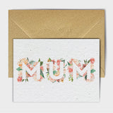 Shop online Mum's The Word - 100% biodegradable seed-embedded cards Shop -The Seed Card Company