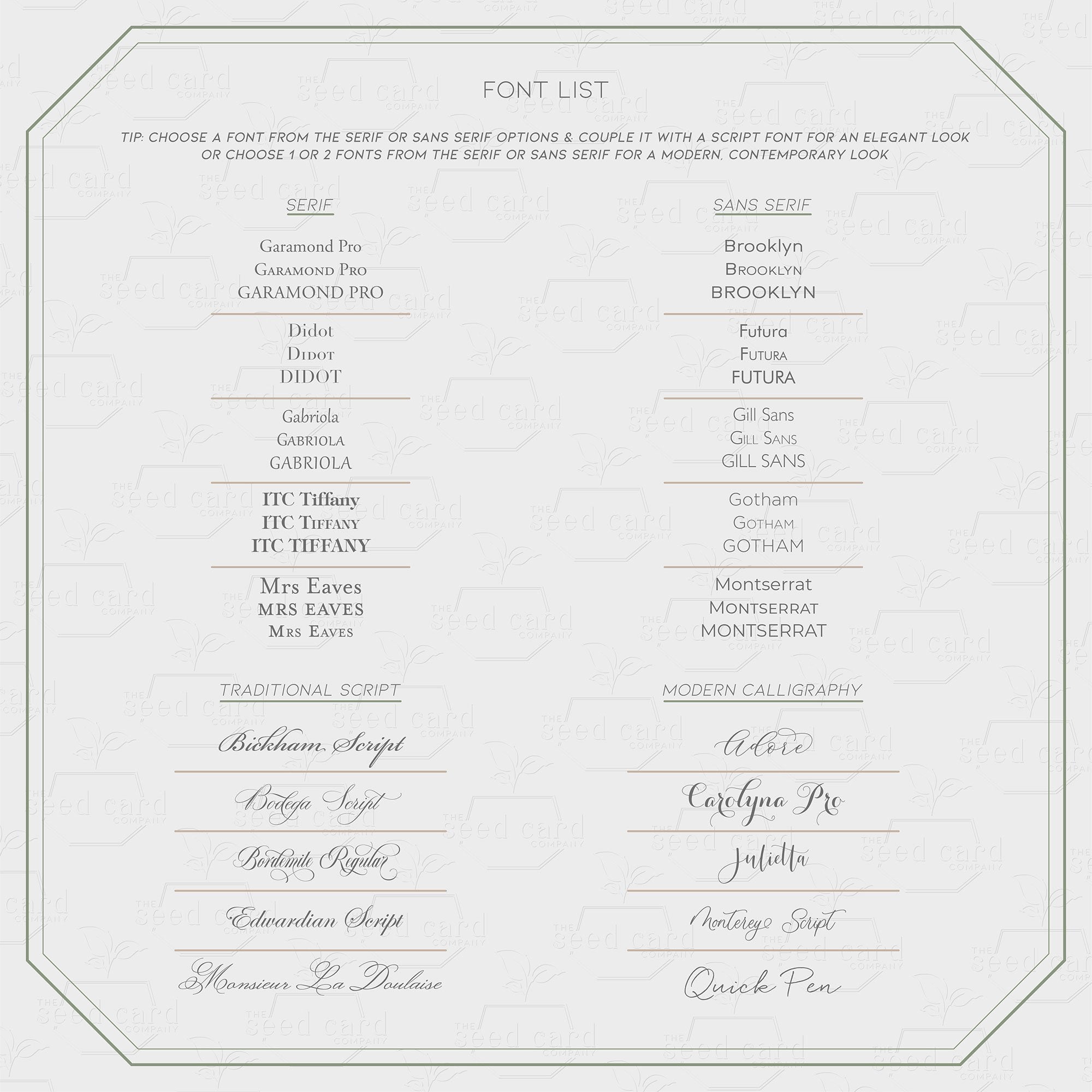 Shop online Palatial Jade - 100% biodegradable seed-embedded cards Shop -The Seed Card Company