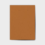 Shop online Brick Red - 100% biodegradable seed-embedded cards Shop -The Seed Card Company