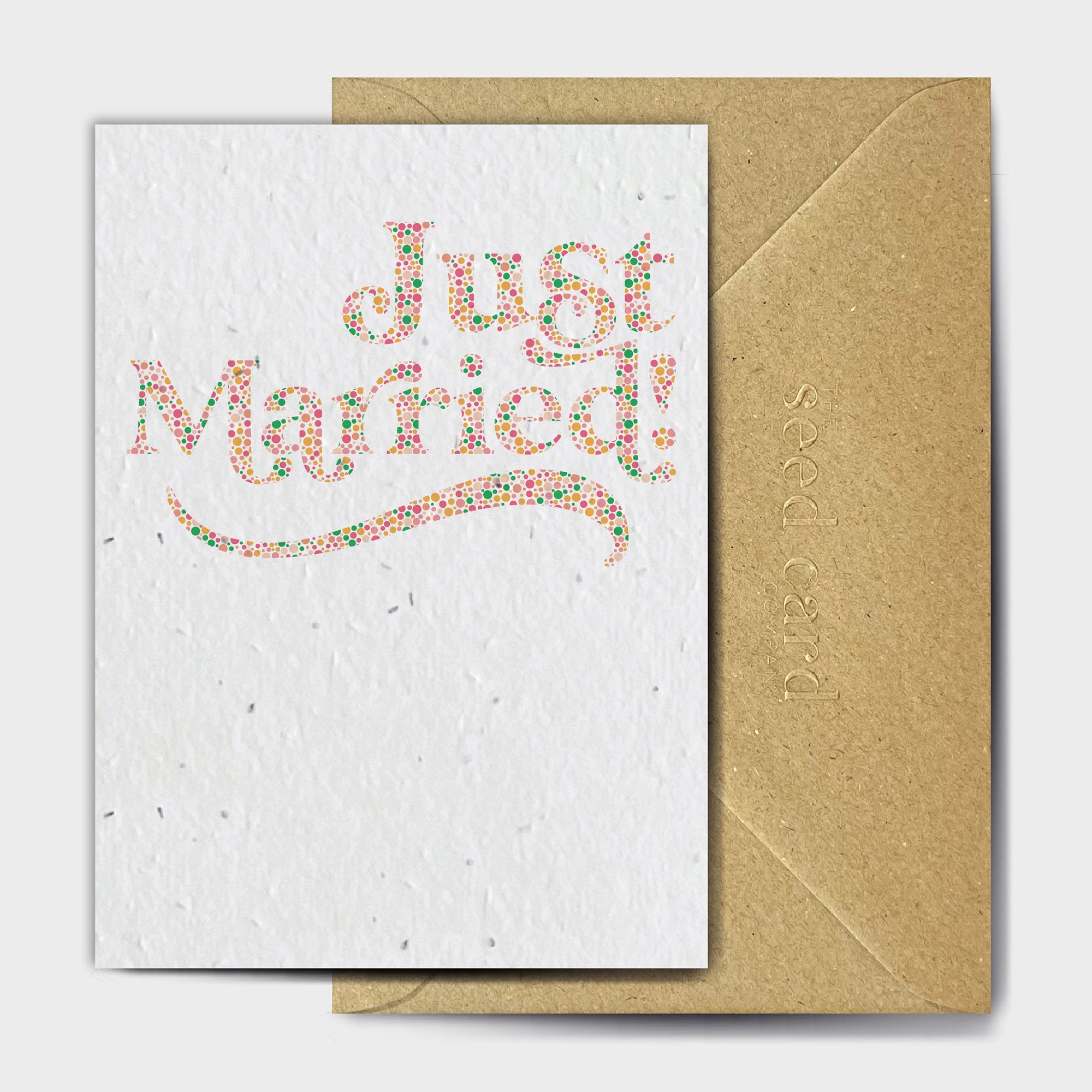 Shop online Just Dotting Married - 100% biodegradable seed-embedded cards Shop -The Seed Card Company