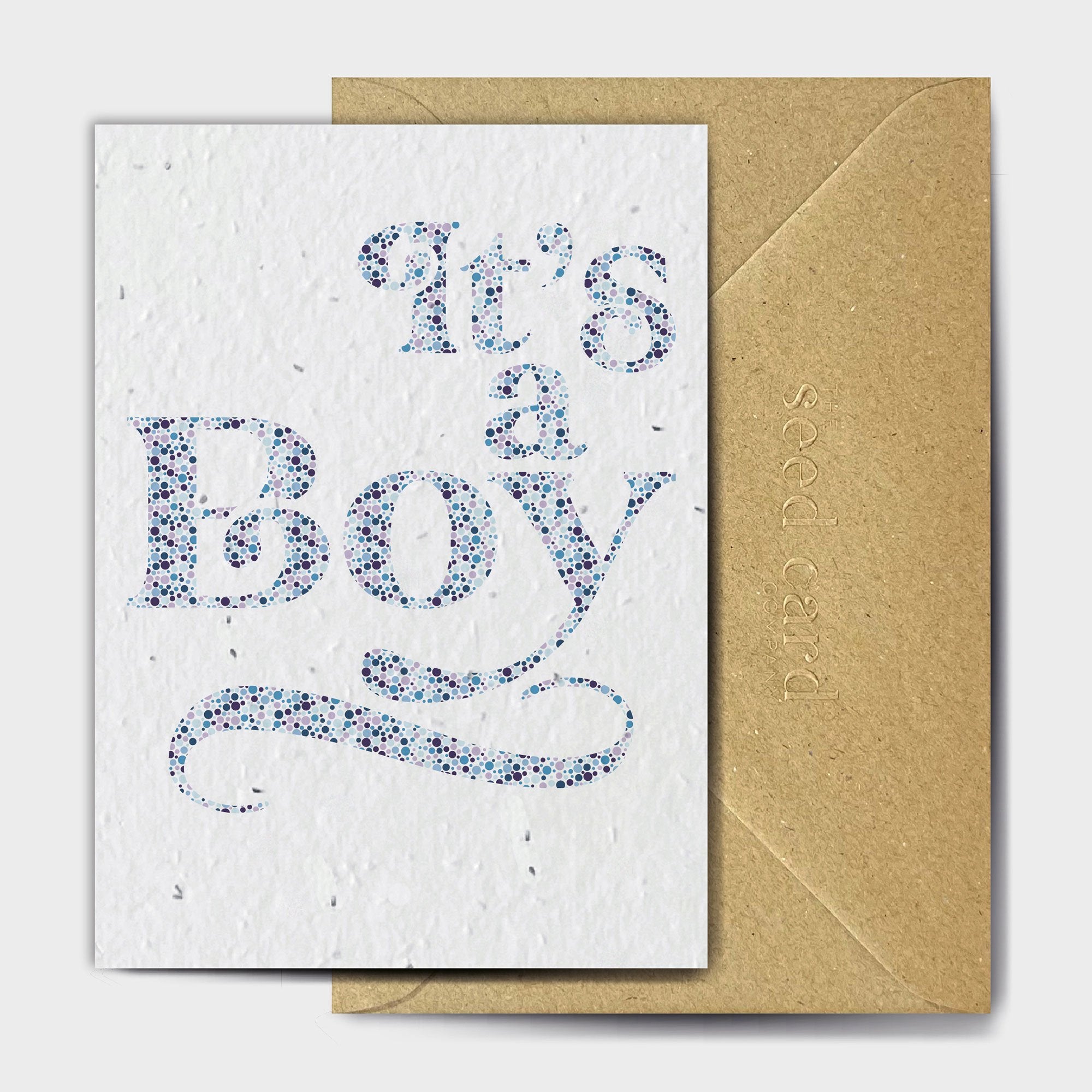 Shop online It's a Dotty Boy - 100% biodegradable seed-embedded cards Shop -The Seed Card Company