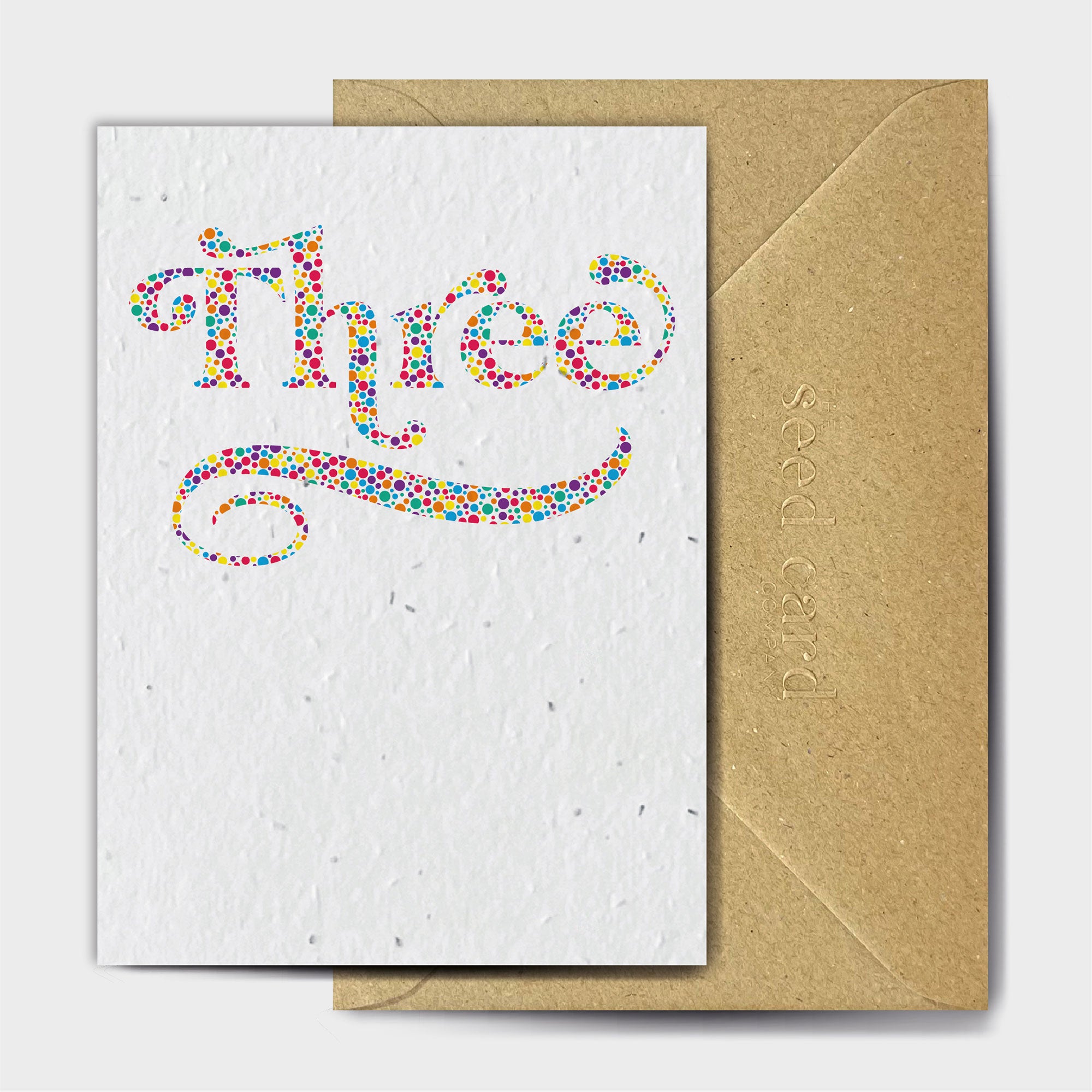 Shop online Dotty Three - 100% biodegradable seed-embedded cards Shop -The Seed Card Company