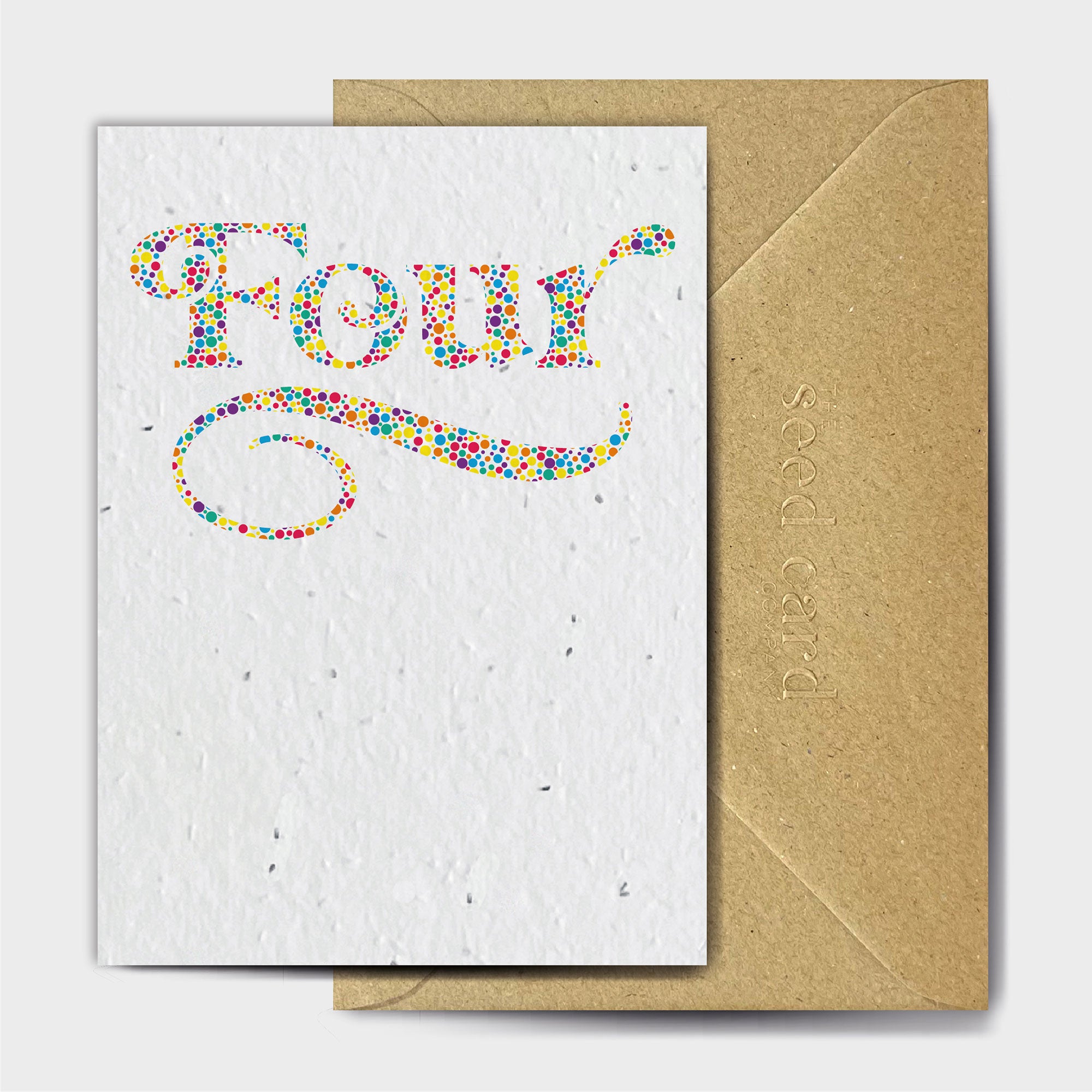 Shop online Dotty Four - 100% biodegradable seed-embedded cards Shop -The Seed Card Company