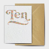Shop online Dotty Ten - 100% biodegradable seed-embedded cards Shop -The Seed Card Company