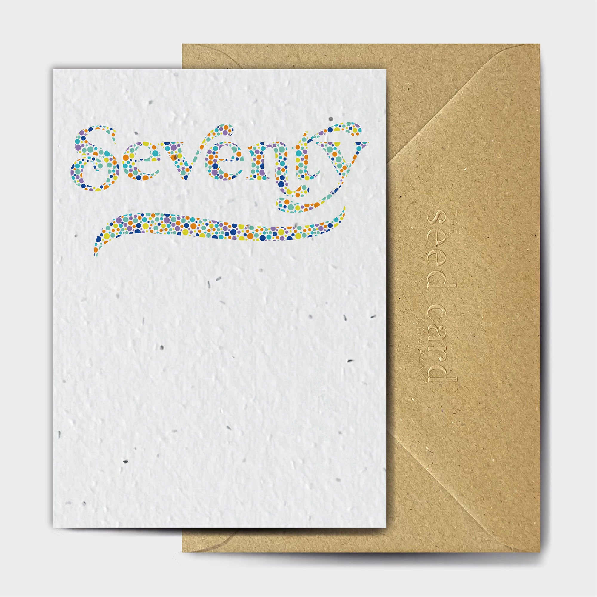 Shop online Dotty Seventy - 100% biodegradable seed-embedded cards Shop -The Seed Card Company