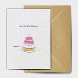 Shop online A Single Piece Of Cake - 100% biodegradable seed-embedded cards Shop -The Seed Card Company