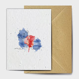 Shop online Red, White And Blue - 100% biodegradable seed-embedded cards Shop -The Seed Card Company