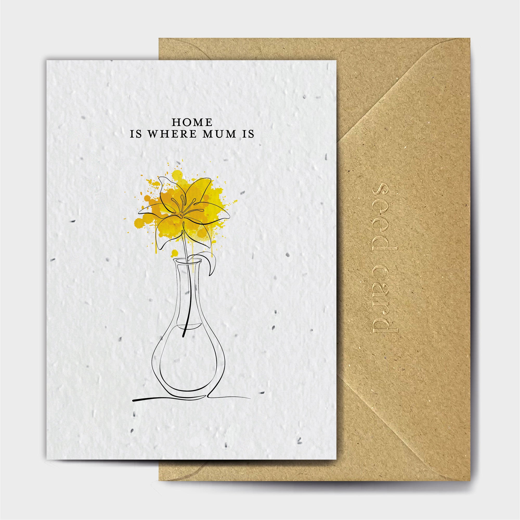 Shop online Home Is Where Mum Is - 100% biodegradable seed-embedded cards Shop -The Seed Card Company