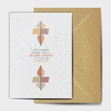 Shop online Second Chances - 100% biodegradable seed-embedded cards Shop -The Seed Card Company