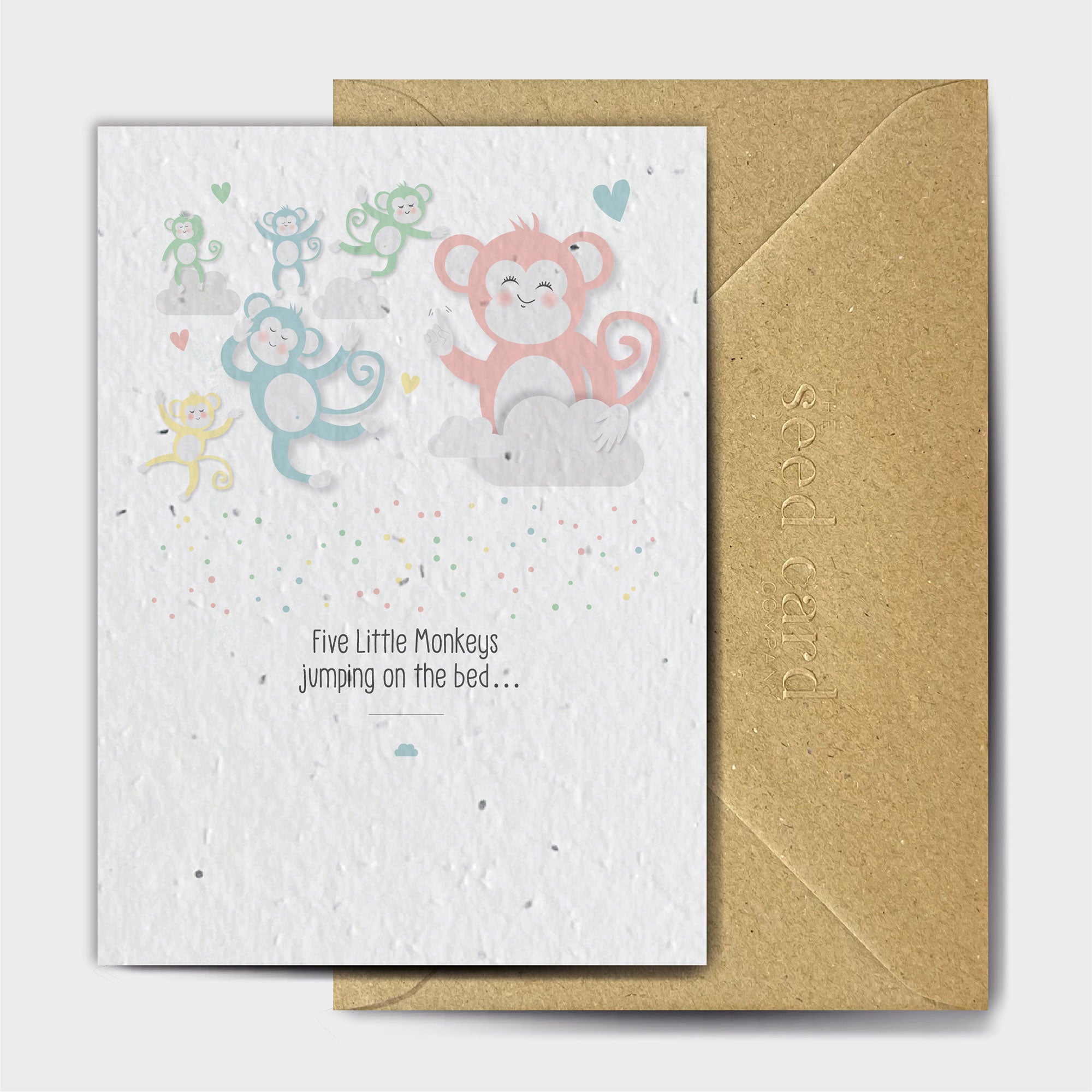 Shop online Five Little Monkies - 100% biodegradable seed-embedded cards Shop -The Seed Card Company