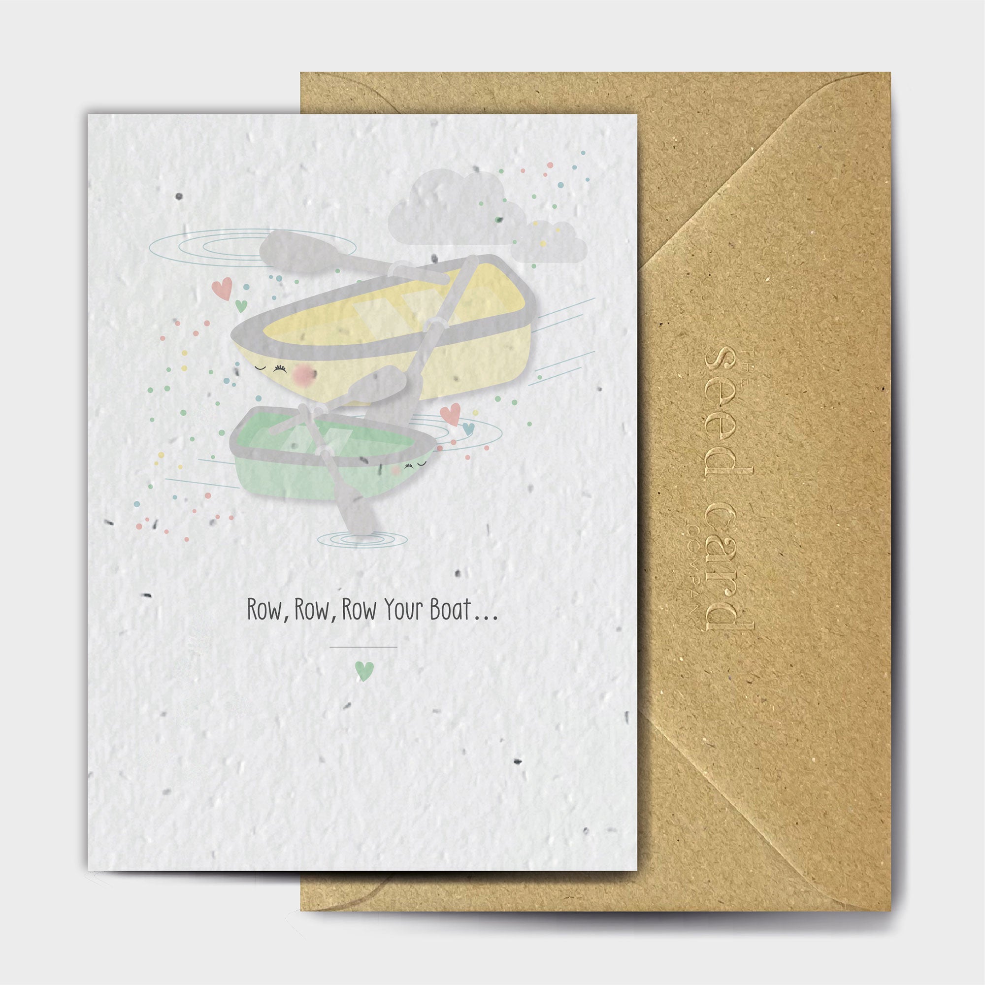 Shop online Row Row Your Boat - 100% biodegradable seed-embedded cards Shop -The Seed Card Company