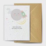 Shop online Zoom Zoom Zoom - 100% biodegradable seed-embedded cards Shop -The Seed Card Company
