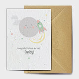 Shop online Best Dad In The Galaxy - 100% biodegradable seed-embedded cards Shop -The Seed Card Company