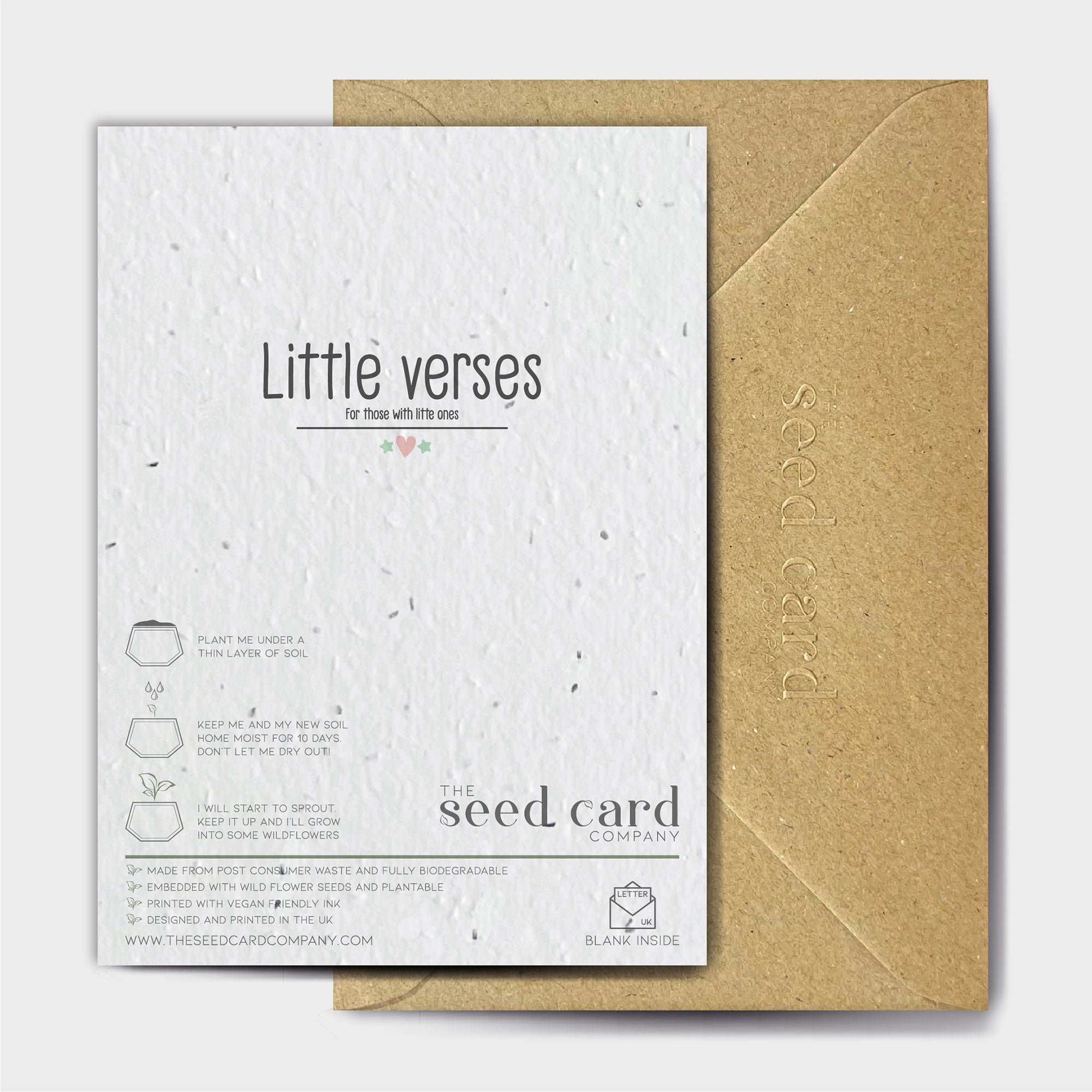 Shop online Little One - 100% biodegradable seed-embedded cards Shop -The Seed Card Company