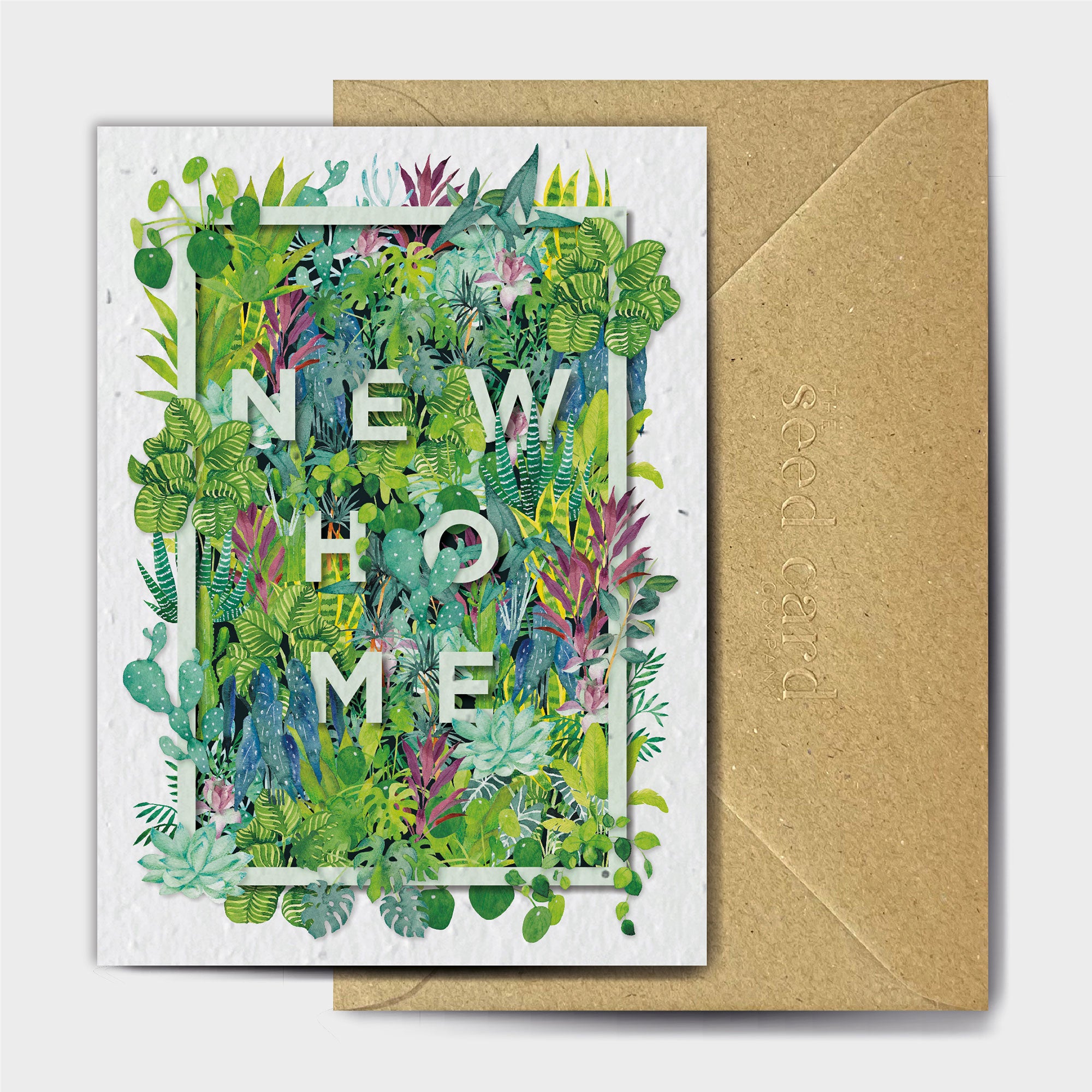 Shop online Overgrown Garden - 100% biodegradable seed-embedded cards Shop -The Seed Card Company