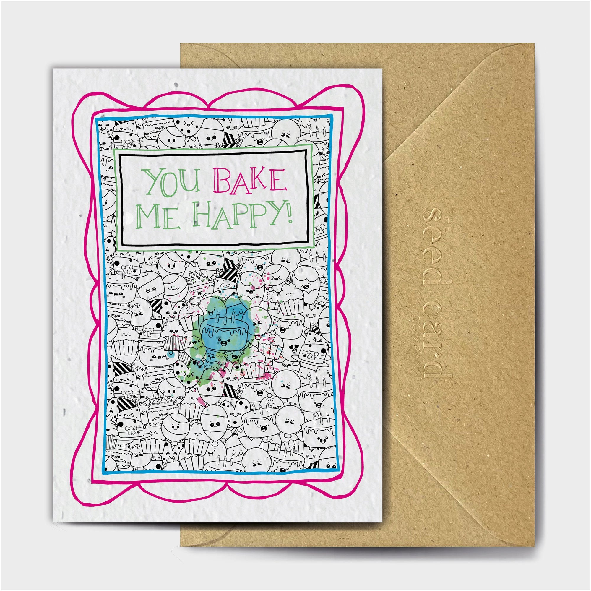 Shop online Bake Me Happy - 100% biodegradable seed-embedded cards Shop -The Seed Card Company