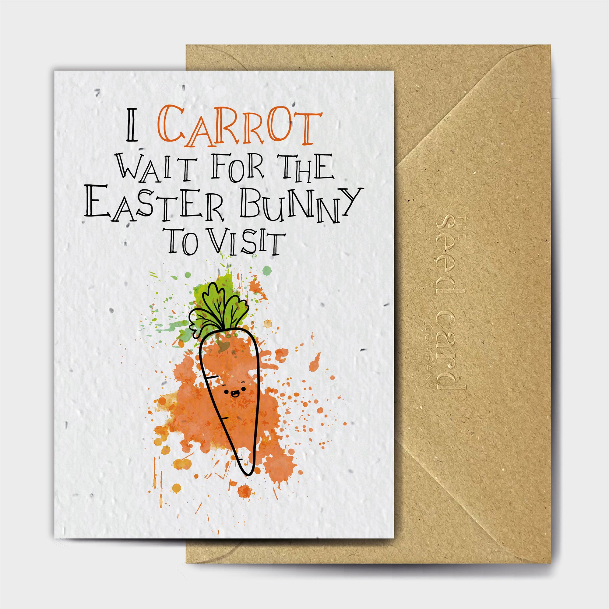 Shop online Carrots Used To Be Purple - 100% biodegradable seed-embedded cards Shop -The Seed Card Company
