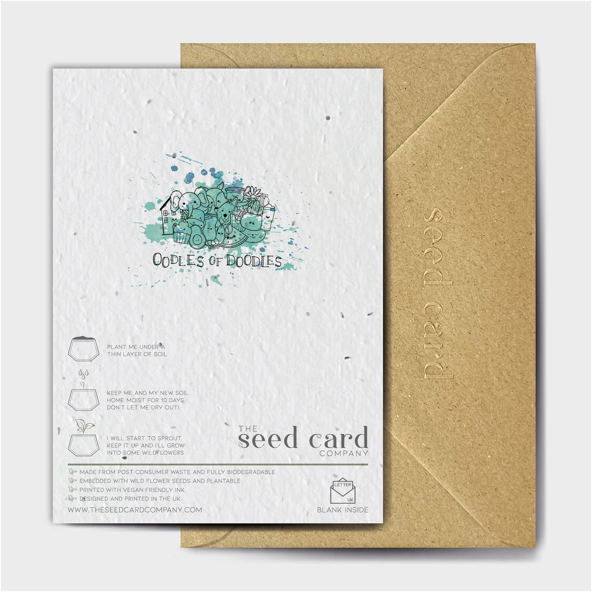 Shop online Hoomans Best Friend - 100% biodegradable seed-embedded cards Shop -The Seed Card Company