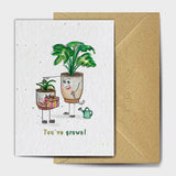 Shop online You've Grown - 100% biodegradable seed-embedded cards Shop -The Seed Card Company