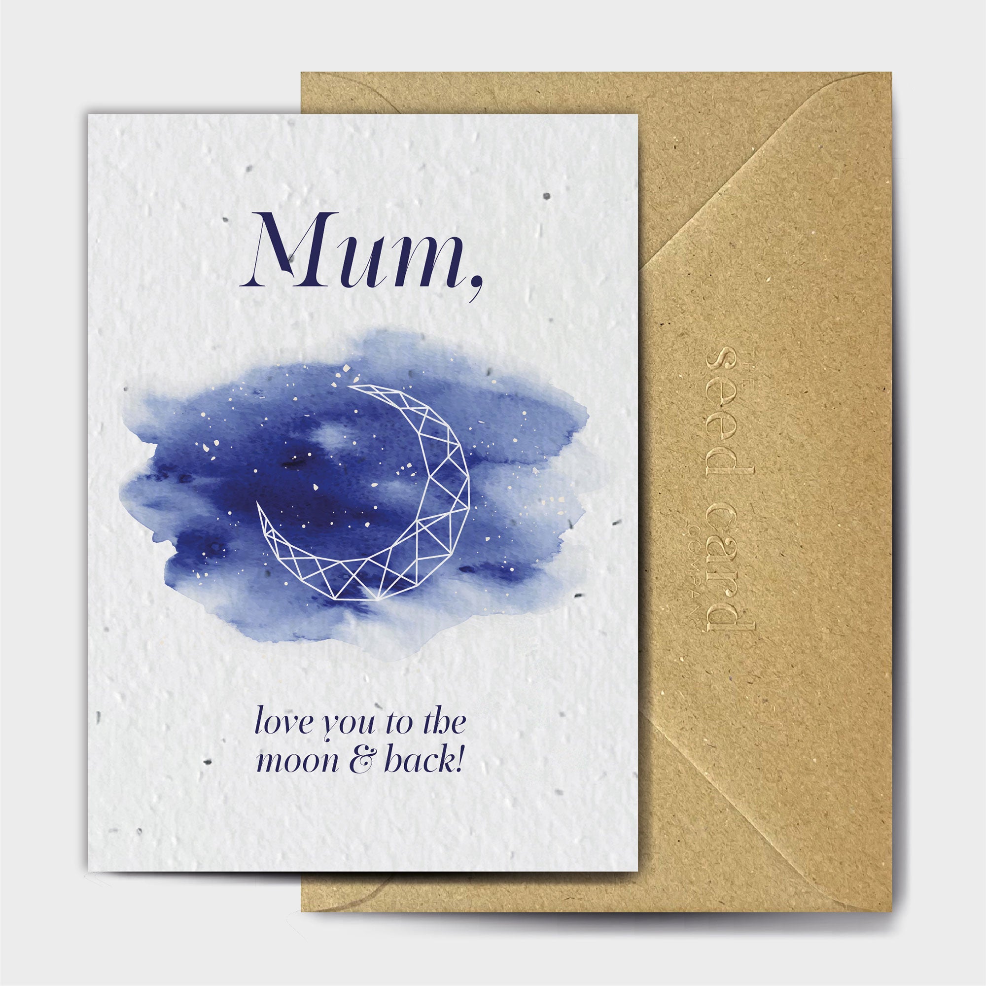 Shop online To The Moon & Back - 100% biodegradable seed-embedded cards Shop -The Seed Card Company