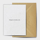Shop online Obligatory Greetings - 100% biodegradable seed-embedded cards Shop -The Seed Card Company