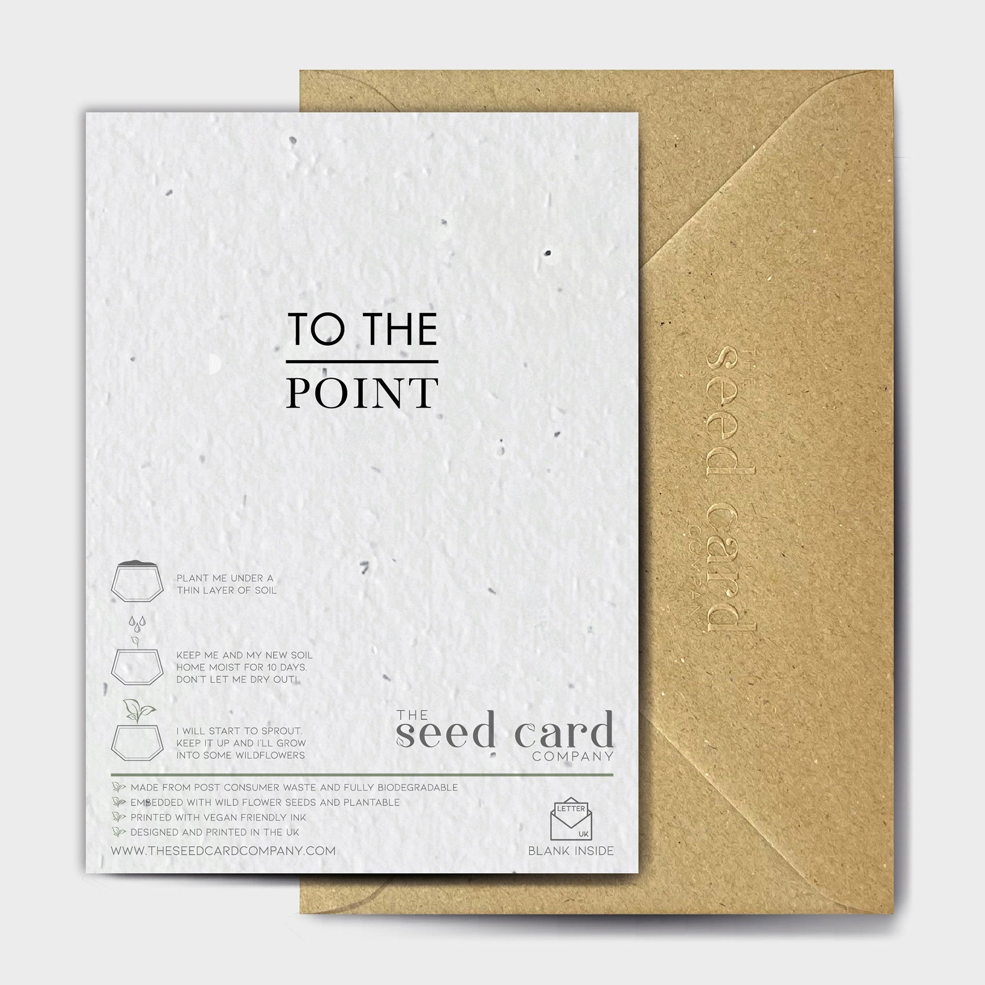 Shop online Don't Throw This Away - 100% biodegradable seed-embedded cards Shop -The Seed Card Company