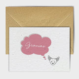 Shop online Escaso Gracias - 100% biodegradable seed-embedded cards Shop -The Seed Card Company