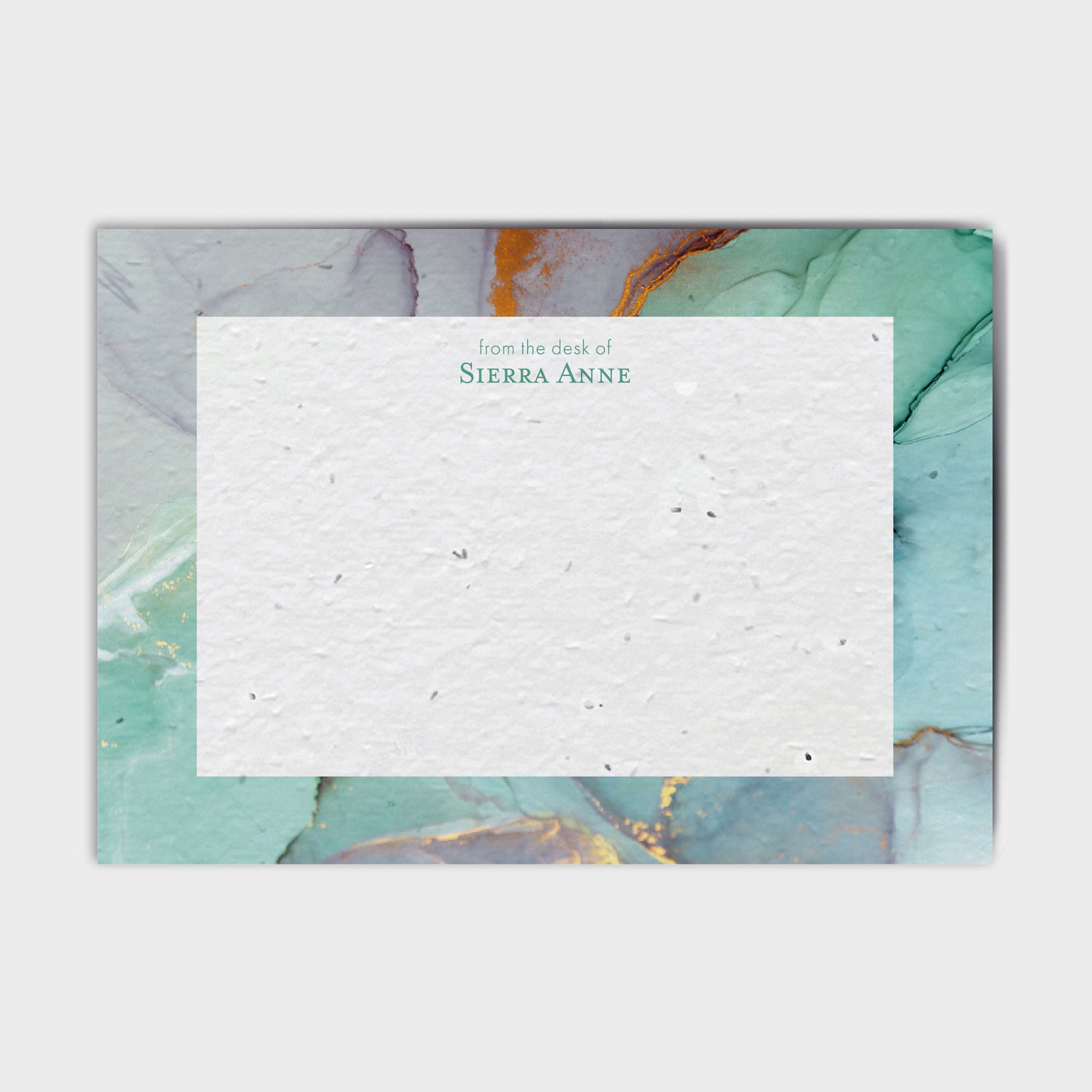 Shop online Teal Marble - 100% biodegradable seed-embedded cards Shop -The Seed Card Company