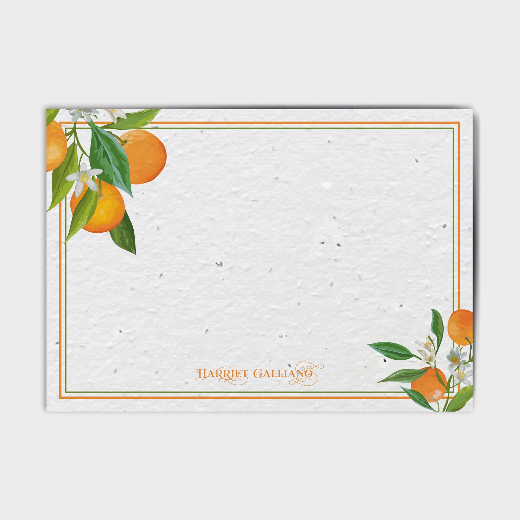 Shop online Orange Keyline - 100% biodegradable seed-embedded cards Shop -The Seed Card Company