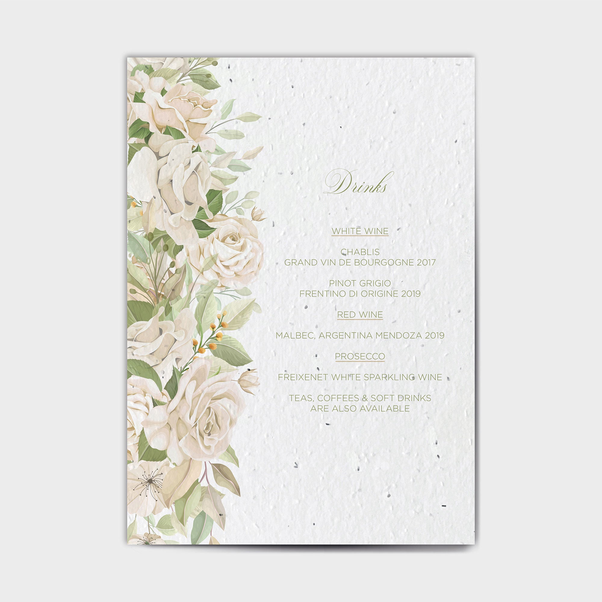 Shop online Ivory Bouquet - 100% biodegradable seed-embedded cards Shop -The Seed Card Company
